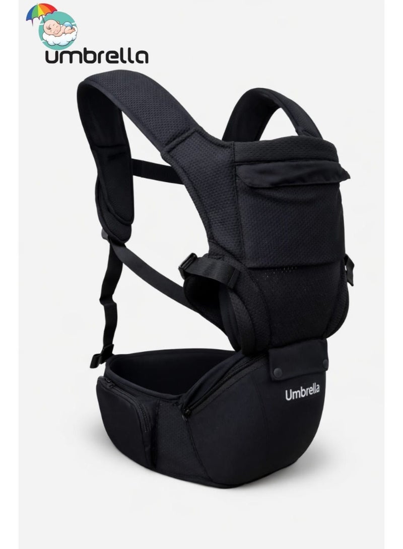 امبريلا شياله وحامله اطفال من امبريلا عالية الجوده (لون اسود ) - Image 1